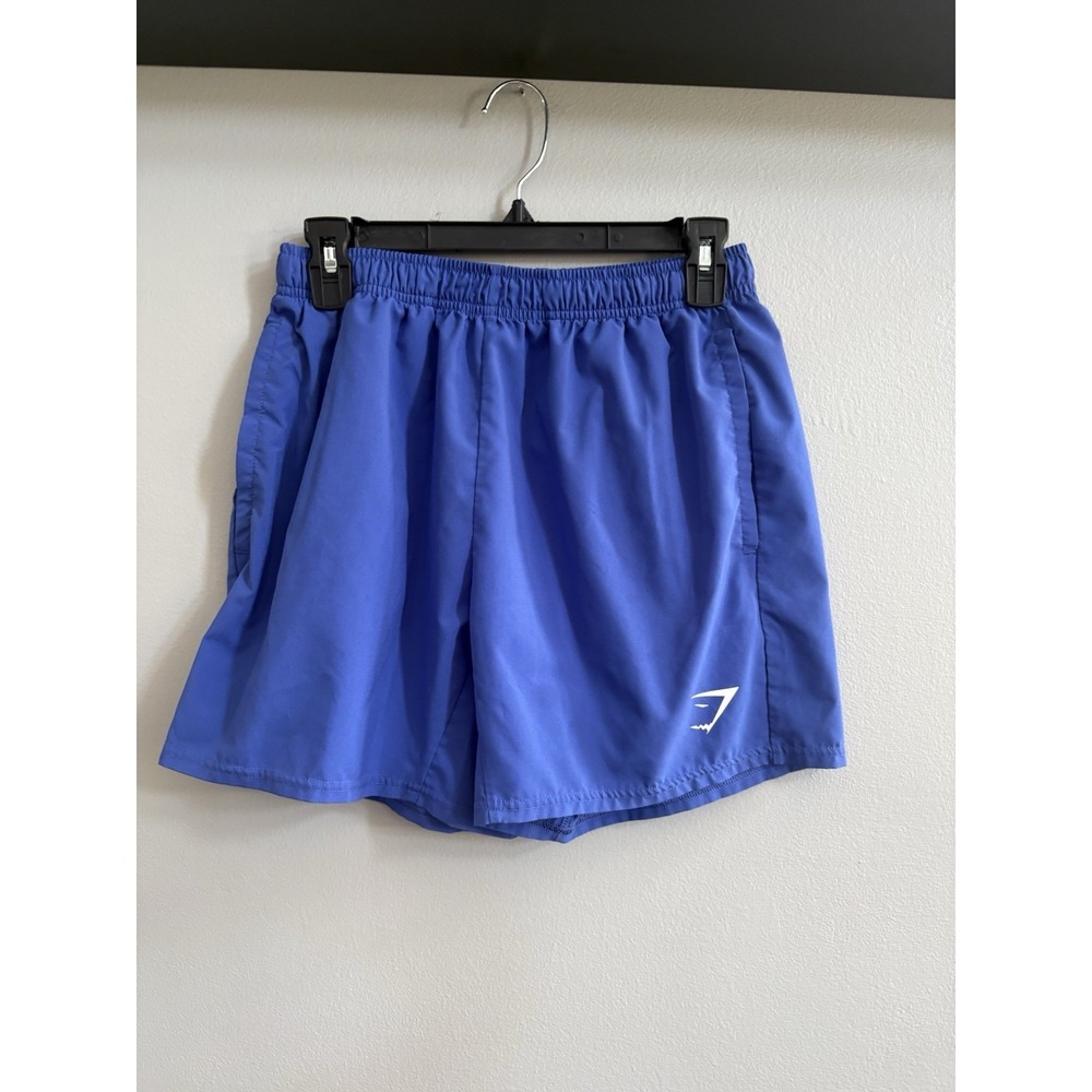 Gymshark Shorts Mens MEDIUM Blue Arrival 5" Training Running Athletic Gym Active